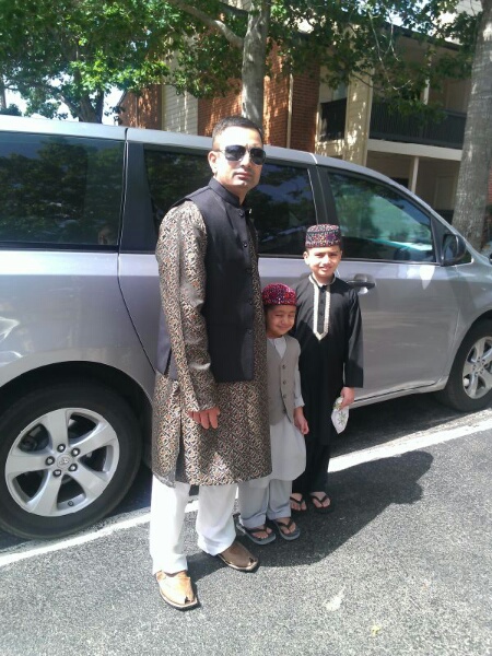 Faiyaz Khandhiya with Family